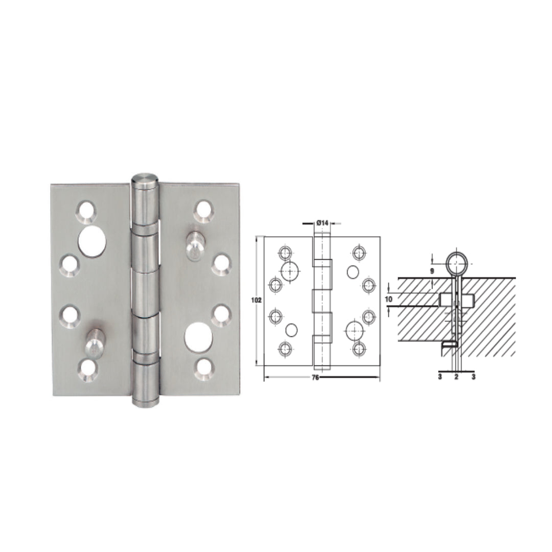 SEC.BUT.HI.ST.ST.102X76X3MM (926.27.403)